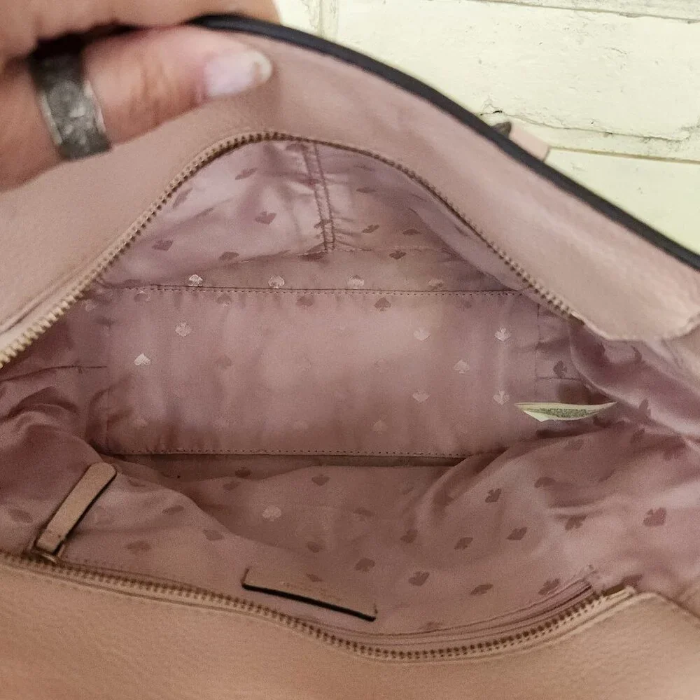 Euc Kate Spade NY Cedar Street Medium Pink Leather Shoulder Bag Purse